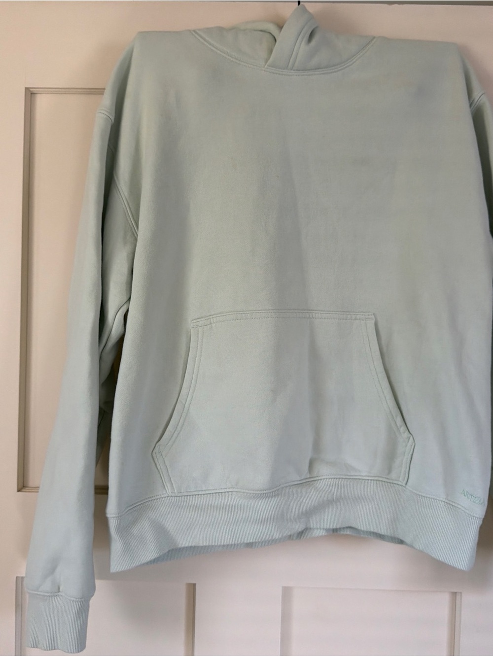 Aritzia Light Mint Green Hoodie Sweatshirt
